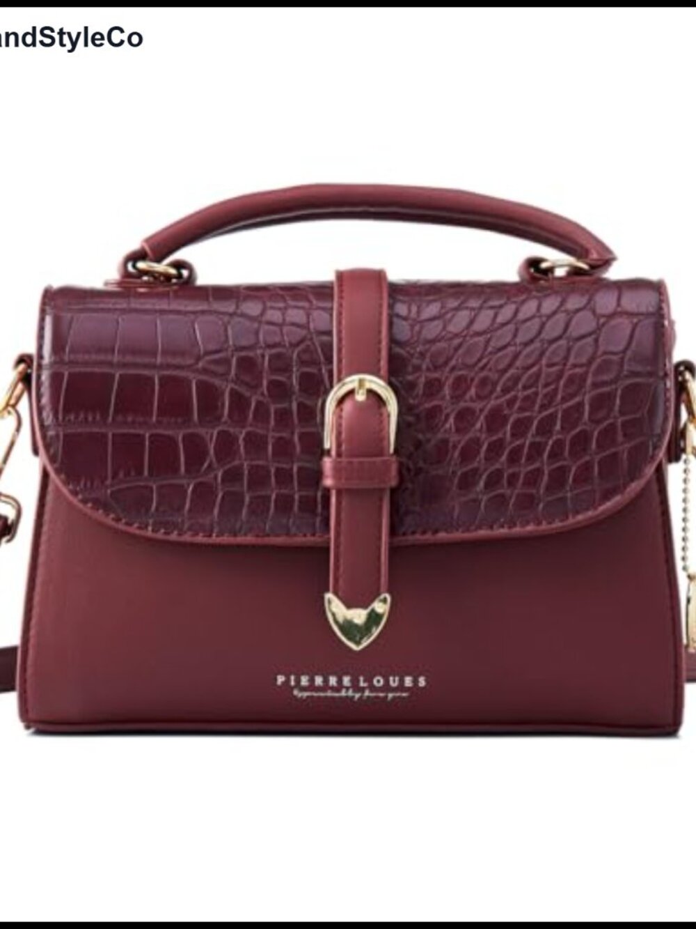 Small Vintage Satchel Purse Top Handle Crossbody Bag Faux Leather